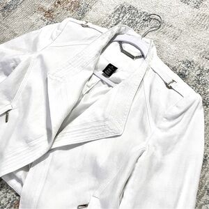 WHBM size 00 white crop jacket